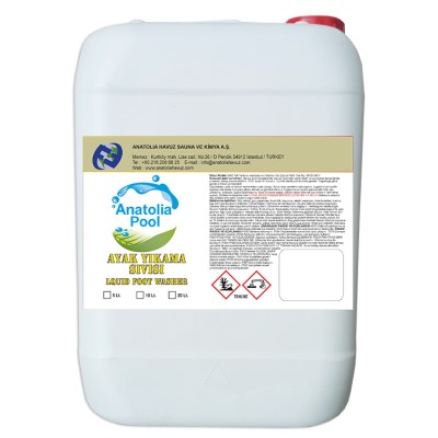 Ayak Yıkama Sıvısı 10 Lt Anatolia Pool ( Liquid Foot Washer )