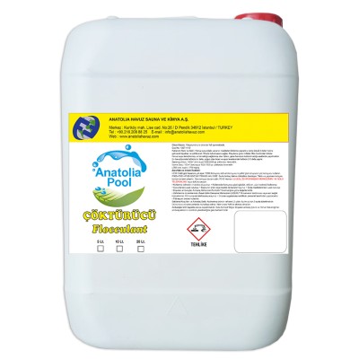 Çöktürücü 10 Lt Anatolia Pool (Flocculant Çökeltici Topaklayıcı)