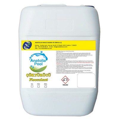 Çöktürücü 20 Lt Anatolia Pool (Flocculant Çökeltici Topaklayıcı)