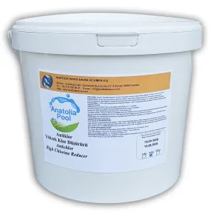 Antiklor Yüksek Klor Düşürücü Toz 5 Kg Anatolia Pool (Antichlor)