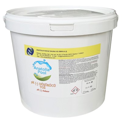 pH (-) Düşürücü Toz 25 Kg Anatolia Pool (pH - Reducer)